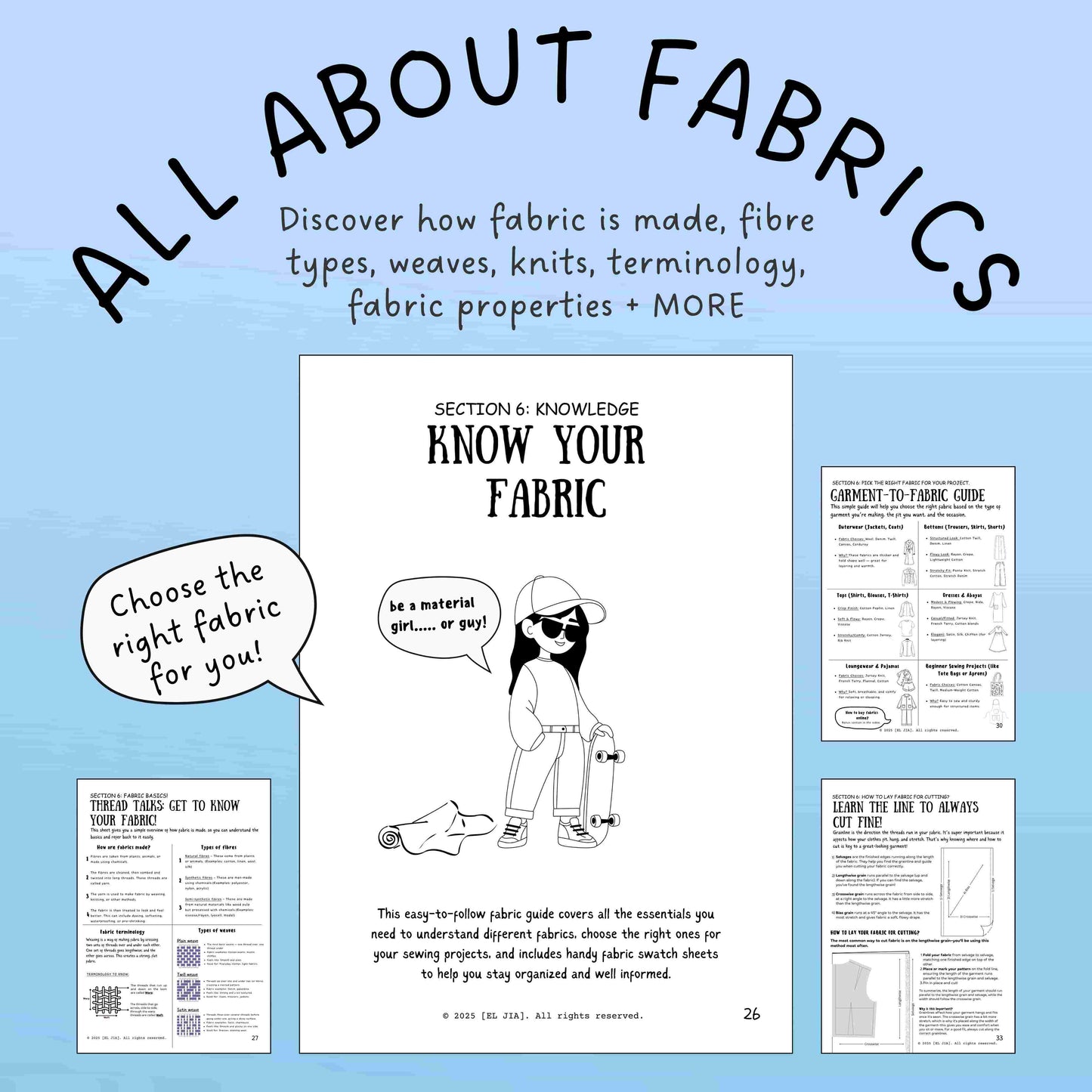 BEGINNER'S SEWING PRACTICE PACK + COMPLETE VIDEO TUTORIAL